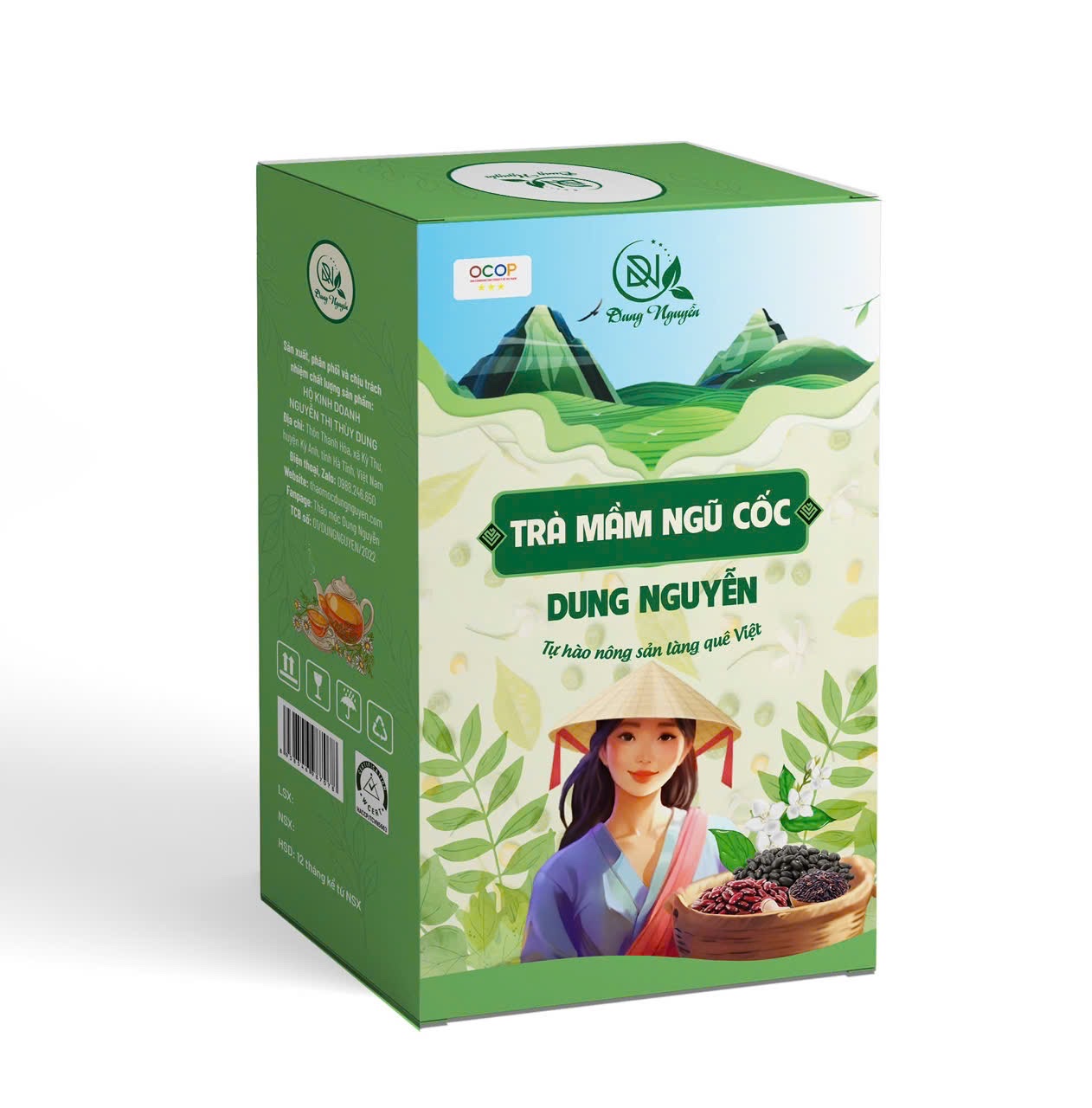 Trà mầm ngũ cốc Dung Nguyễn